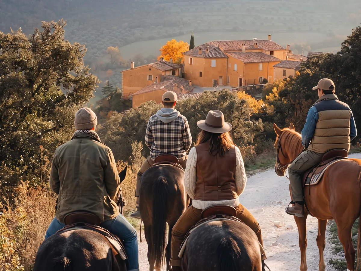 Balade à cheval dans la Drôme, autour de Bonlieu-sur-Roubion