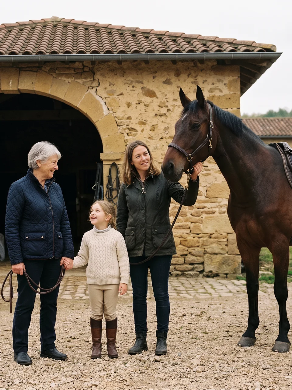 L'équipe, Les Écuries du Lamazen, centre équestre à Bonlieu-sur-Roubion